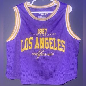 Purple Los Angeles Tank Top